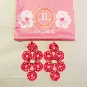 Lisi Lerch Pink Ginger Statement Earrings